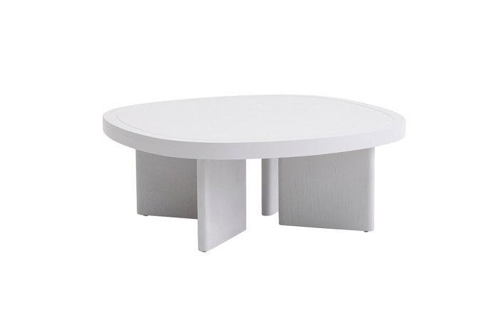 Hanah Home Mesa de Centro Gris de MDF Hanah Home Mesa de Centro Gris de MDF